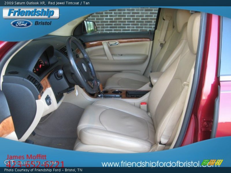 Red Jewel Tintcoat / Tan 2009 Saturn Outlook XR