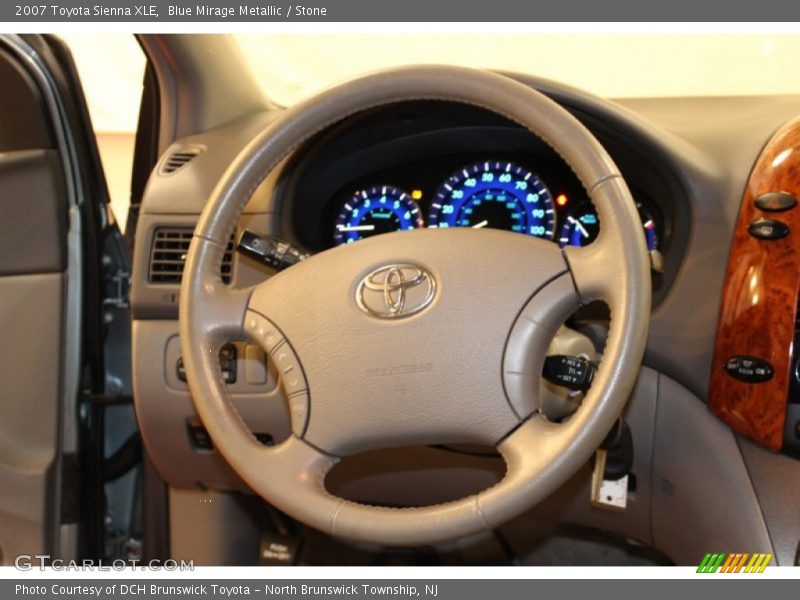 Blue Mirage Metallic / Stone 2007 Toyota Sienna XLE