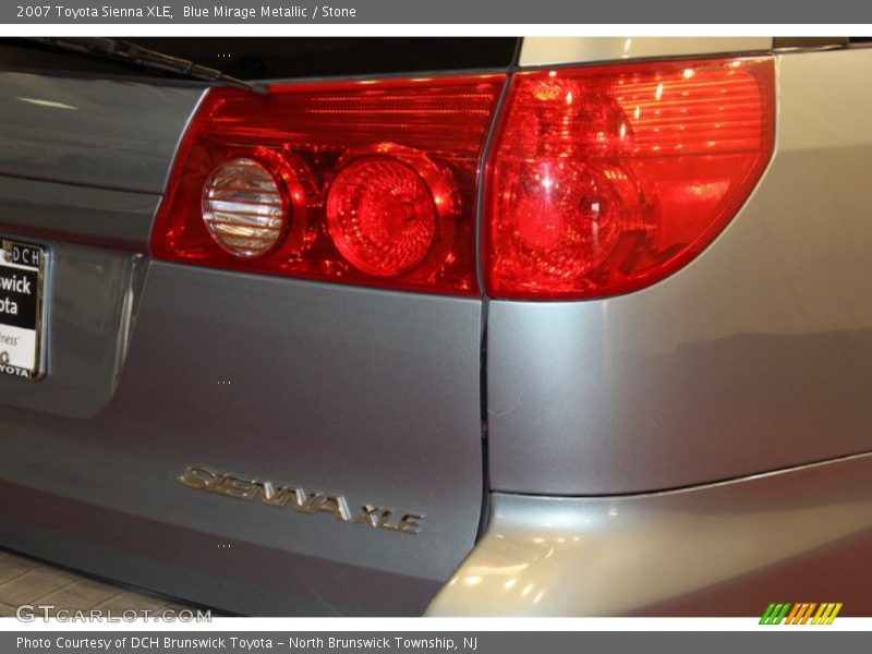 Blue Mirage Metallic / Stone 2007 Toyota Sienna XLE