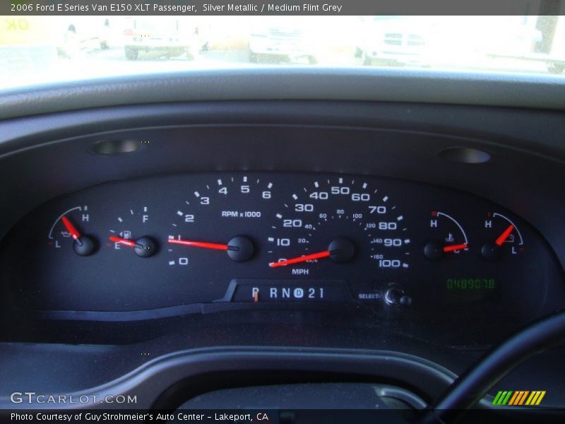 2006 E Series Van E150 XLT Passenger E150 XLT Passenger Gauges