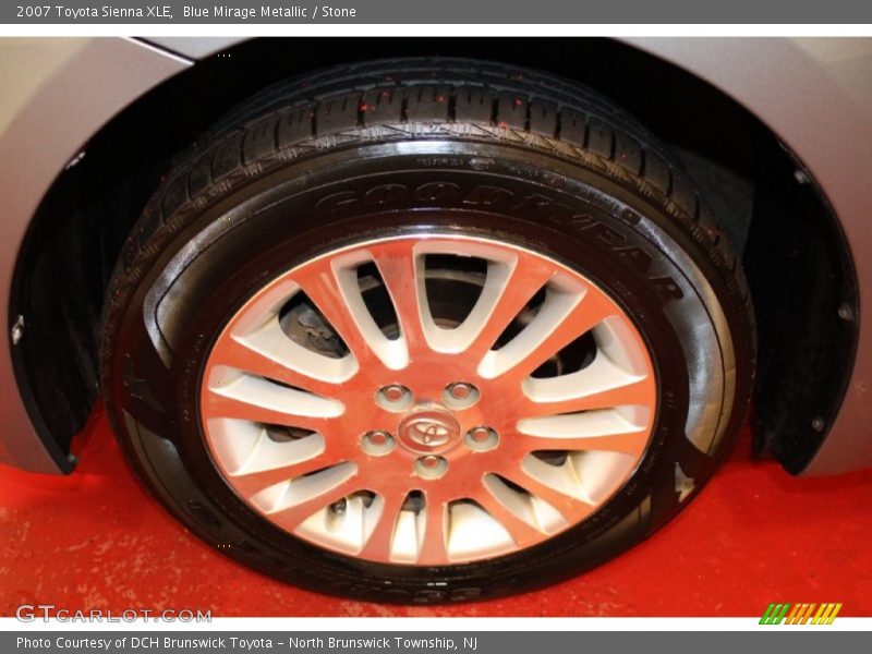 Blue Mirage Metallic / Stone 2007 Toyota Sienna XLE