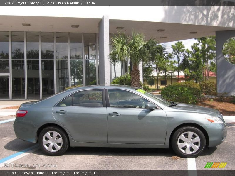 Aloe Green Metallic / Bisque 2007 Toyota Camry LE
