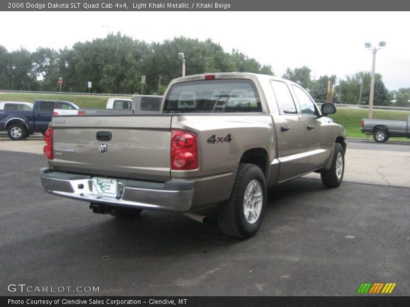 Light Khaki Metallic / Khaki Beige 2006 Dodge Dakota SLT Quad Cab 4x4
