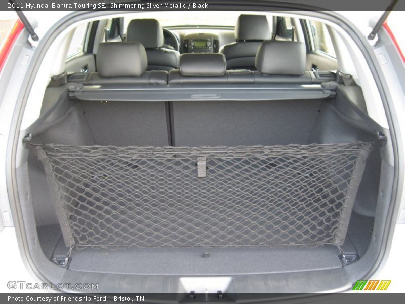 Shimmering Silver Metallic / Black 2011 Hyundai Elantra Touring SE