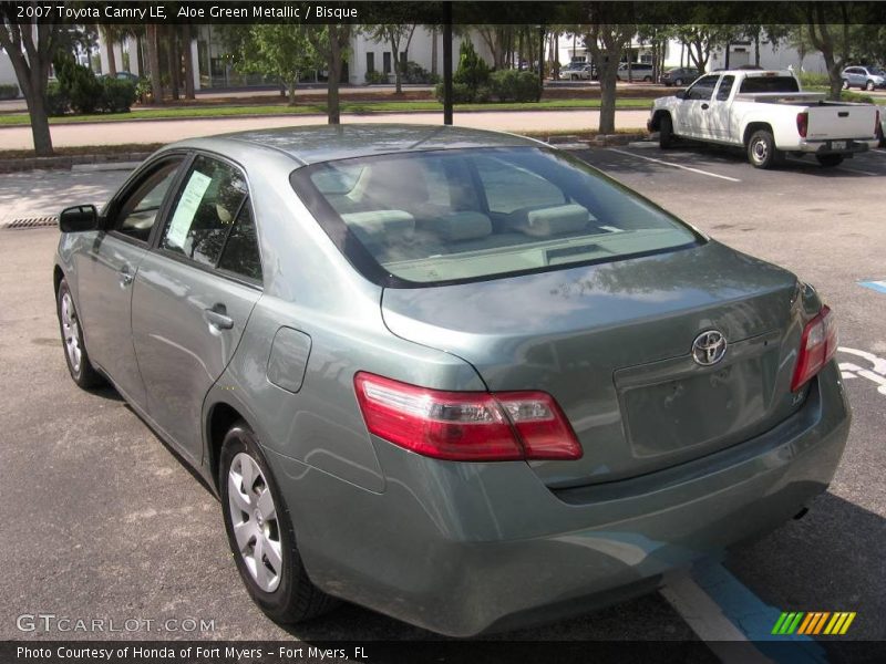 Aloe Green Metallic / Bisque 2007 Toyota Camry LE