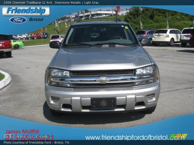 Silverstone Metallic / Light Gray 2006 Chevrolet TrailBlazer LS 4x4