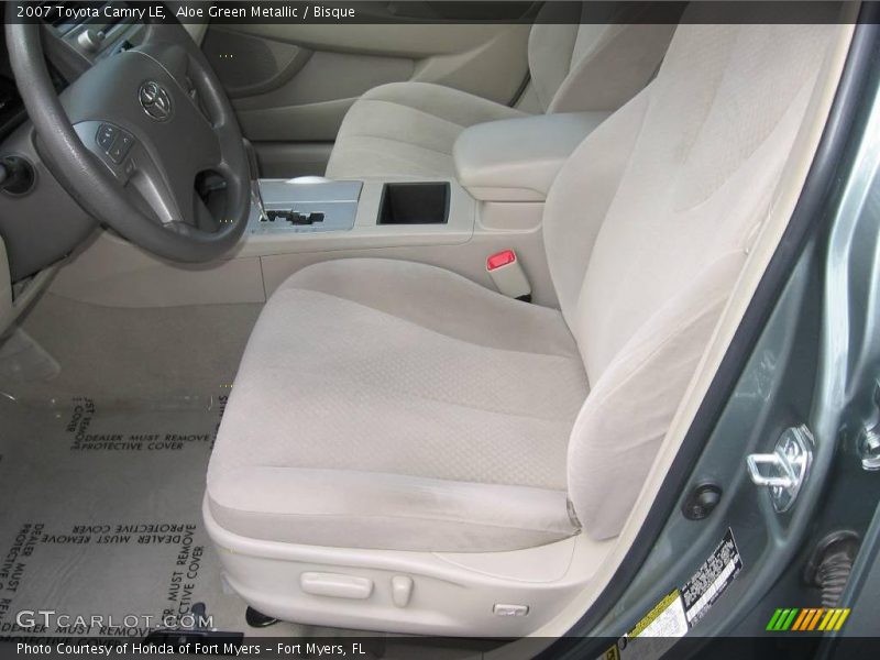 Aloe Green Metallic / Bisque 2007 Toyota Camry LE