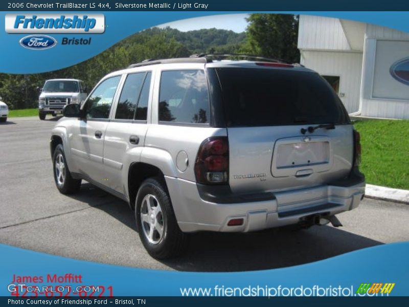 Silverstone Metallic / Light Gray 2006 Chevrolet TrailBlazer LS 4x4