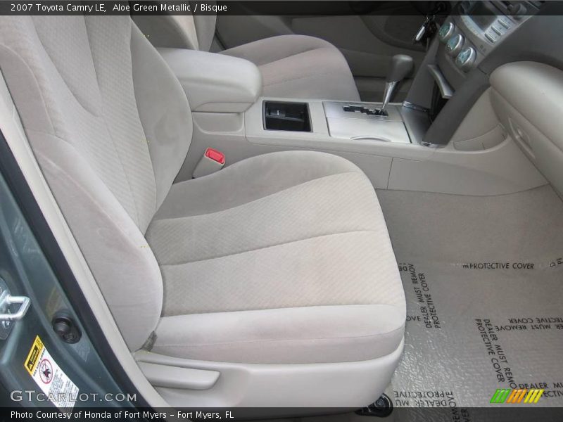 Aloe Green Metallic / Bisque 2007 Toyota Camry LE