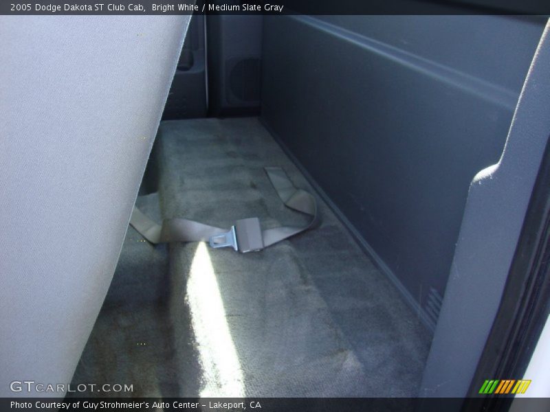 Bright White / Medium Slate Gray 2005 Dodge Dakota ST Club Cab