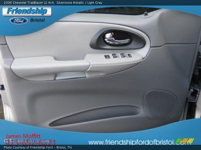Silverstone Metallic / Light Gray 2006 Chevrolet TrailBlazer LS 4x4