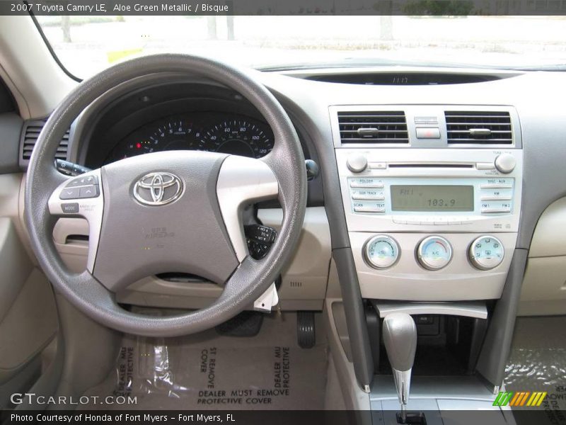 Aloe Green Metallic / Bisque 2007 Toyota Camry LE