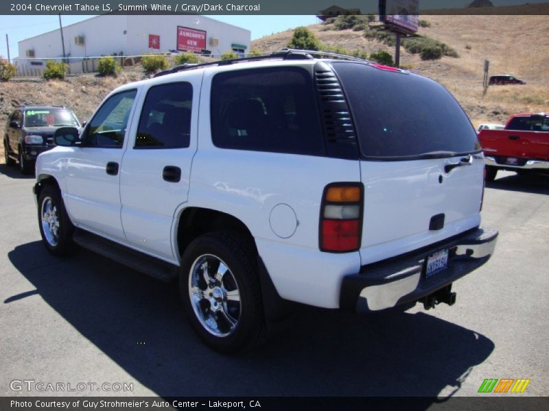 Summit White / Gray/Dark Charcoal 2004 Chevrolet Tahoe LS