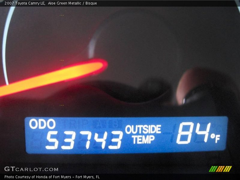 Aloe Green Metallic / Bisque 2007 Toyota Camry LE