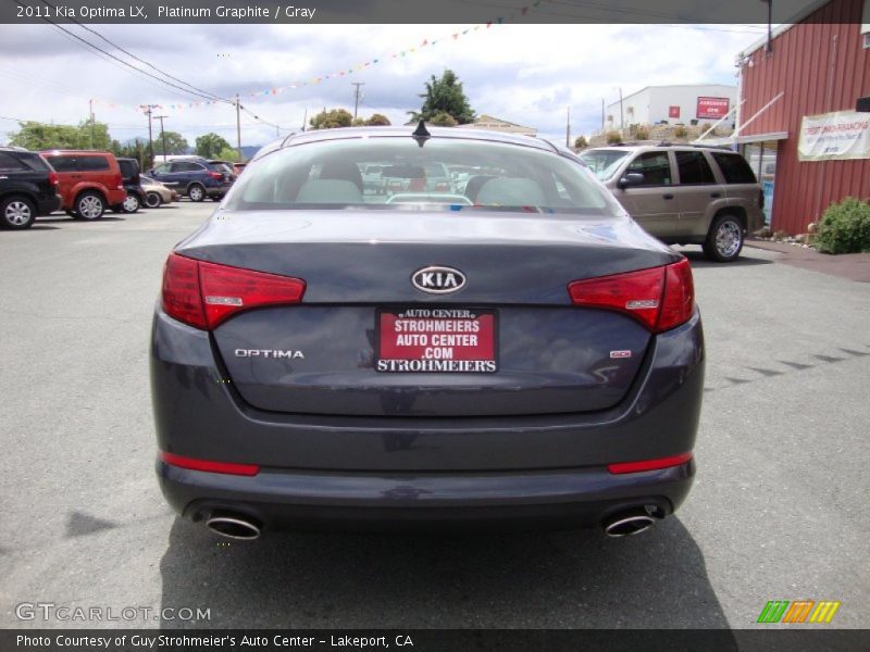 Platinum Graphite / Gray 2011 Kia Optima LX