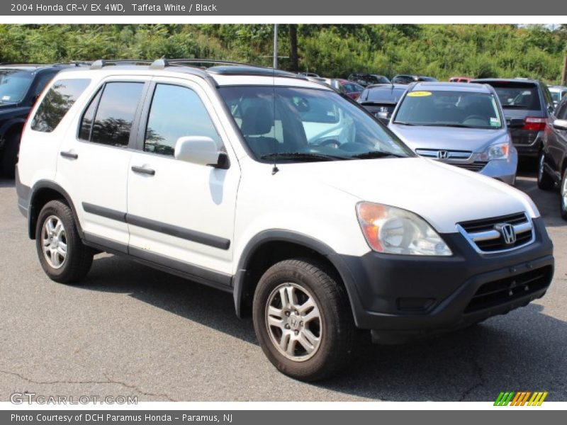 Taffeta White / Black 2004 Honda CR-V EX 4WD