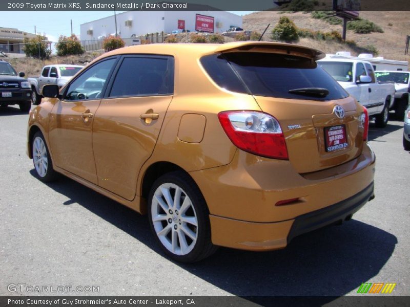 Sundance Metallic / Dark Charcoal 2009 Toyota Matrix XRS