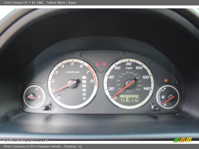 Taffeta White / Black 2004 Honda CR-V EX 4WD