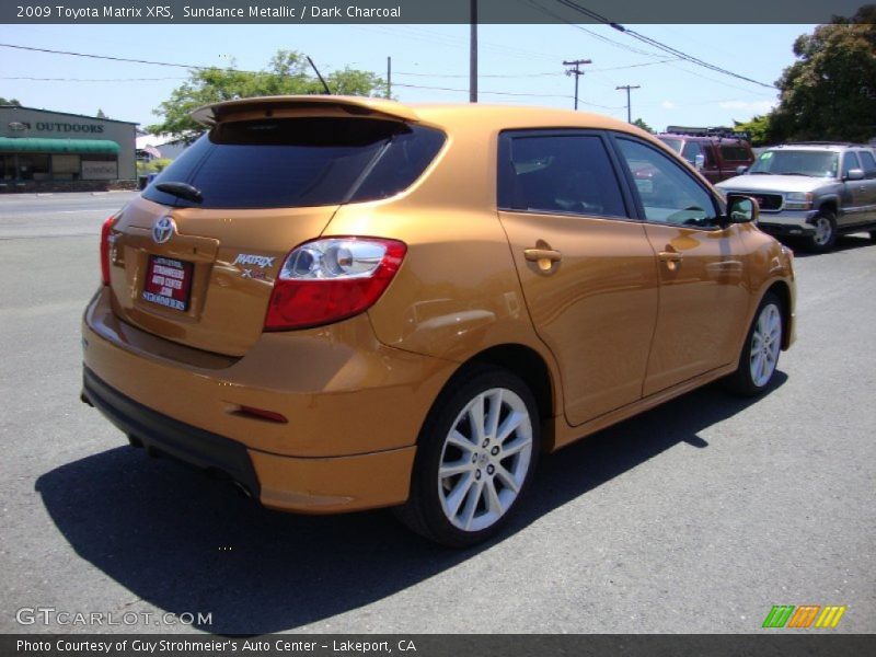 Sundance Metallic / Dark Charcoal 2009 Toyota Matrix XRS