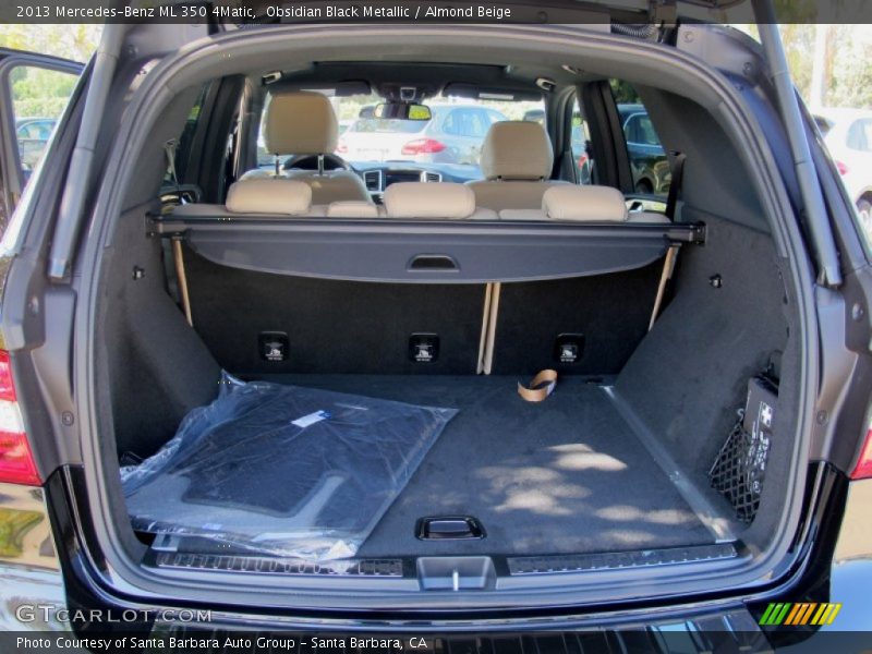 Obsidian Black Metallic / Almond Beige 2013 Mercedes-Benz ML 350 4Matic
