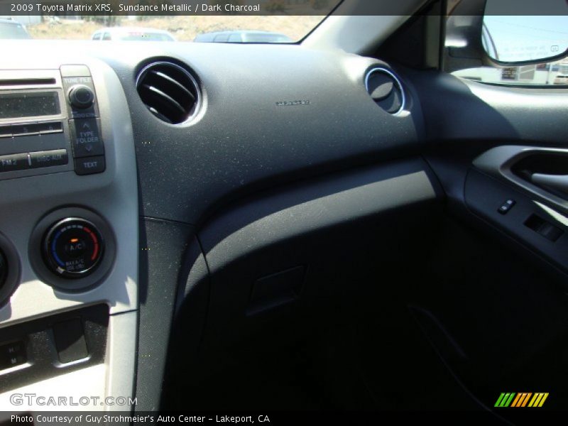 Sundance Metallic / Dark Charcoal 2009 Toyota Matrix XRS