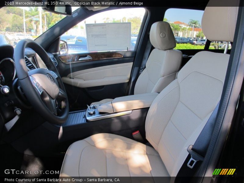 Obsidian Black Metallic / Almond Beige 2013 Mercedes-Benz ML 350 4Matic