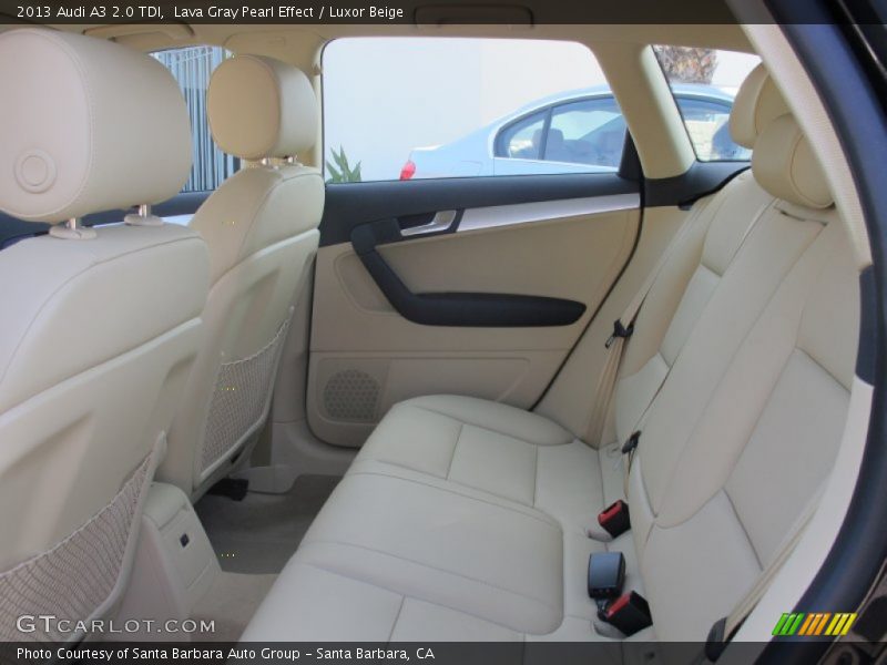 Rear Seat of 2013 A3 2.0 TDI