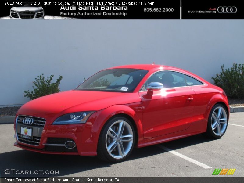 Misano Red Pearl Effect / Black/Spectral Silver 2013 Audi TT S 2.0T quattro Coupe