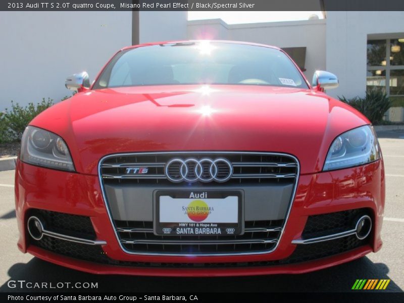 Misano Red Pearl Effect / Black/Spectral Silver 2013 Audi TT S 2.0T quattro Coupe
