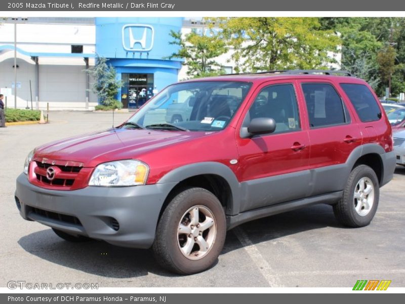 Redfire Metallic / Dark Flint Gray 2005 Mazda Tribute i