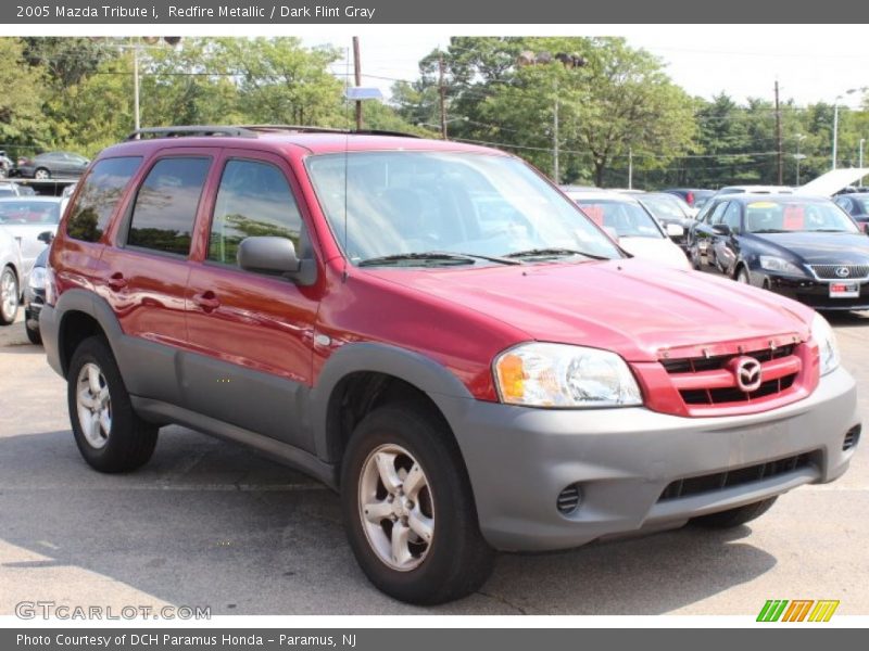 Redfire Metallic / Dark Flint Gray 2005 Mazda Tribute i