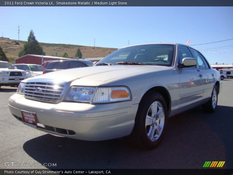 Smokestone Metallic / Medium Light Stone 2011 Ford Crown Victoria LX