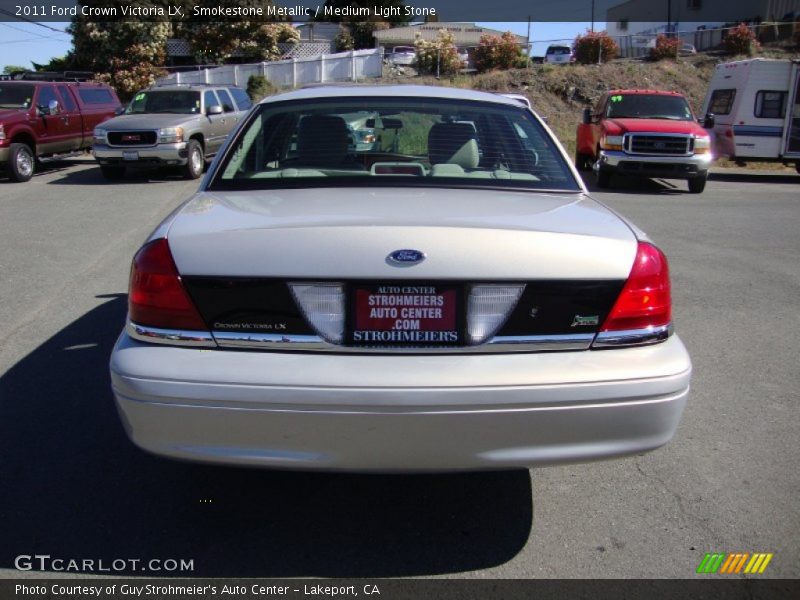 Smokestone Metallic / Medium Light Stone 2011 Ford Crown Victoria LX