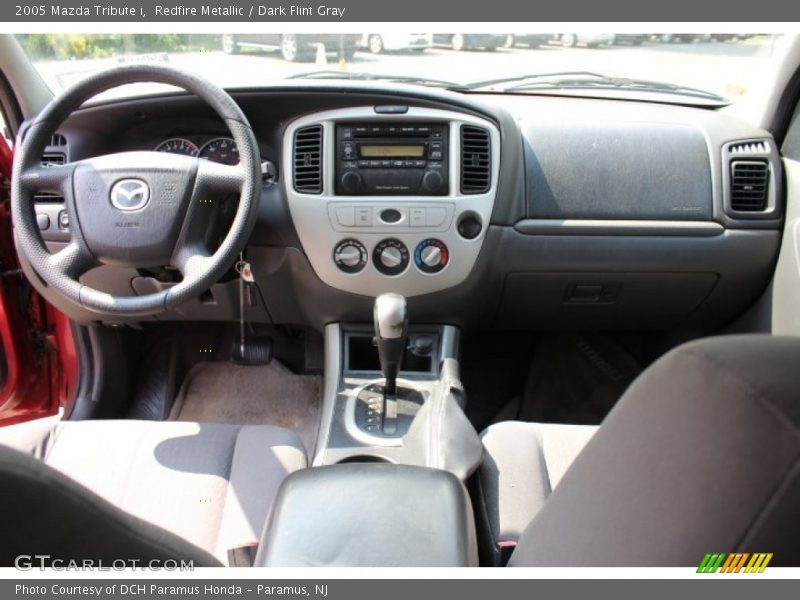 Redfire Metallic / Dark Flint Gray 2005 Mazda Tribute i