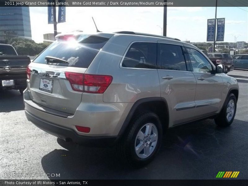 White Gold Metallic / Dark Graystone/Medium Graystone 2011 Jeep Grand Cherokee Laredo