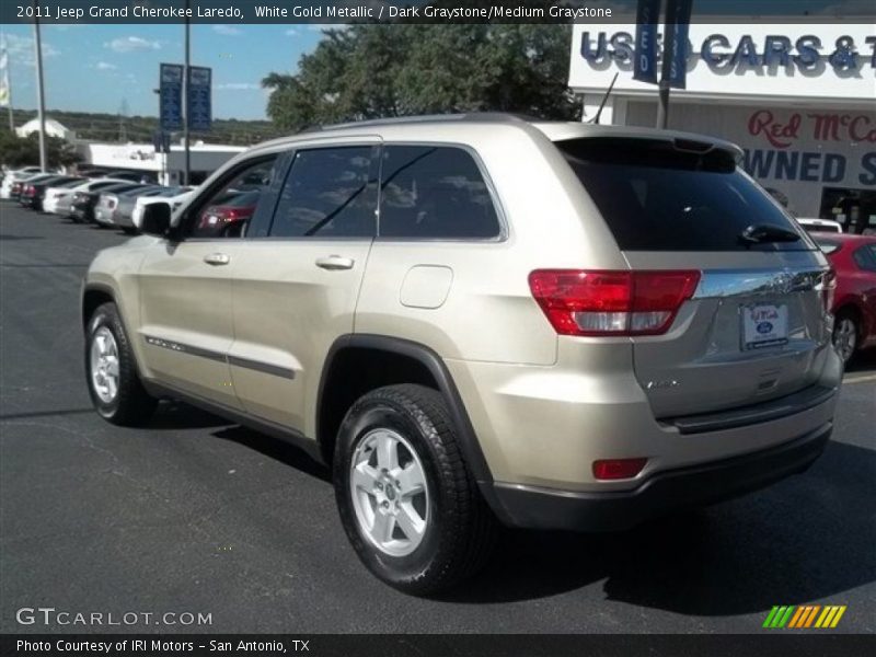 White Gold Metallic / Dark Graystone/Medium Graystone 2011 Jeep Grand Cherokee Laredo
