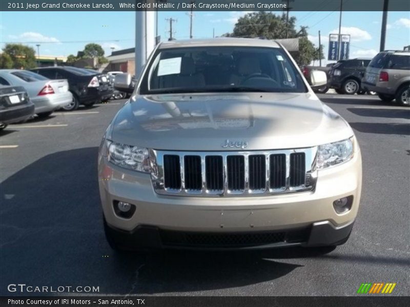 White Gold Metallic / Dark Graystone/Medium Graystone 2011 Jeep Grand Cherokee Laredo