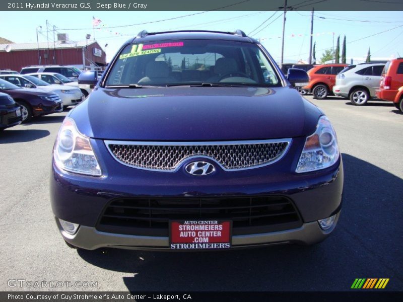 Deep Blue / Gray 2011 Hyundai Veracruz GLS
