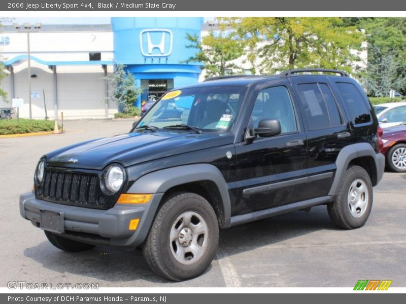 Black / Medium Slate Gray 2006 Jeep Liberty Sport 4x4