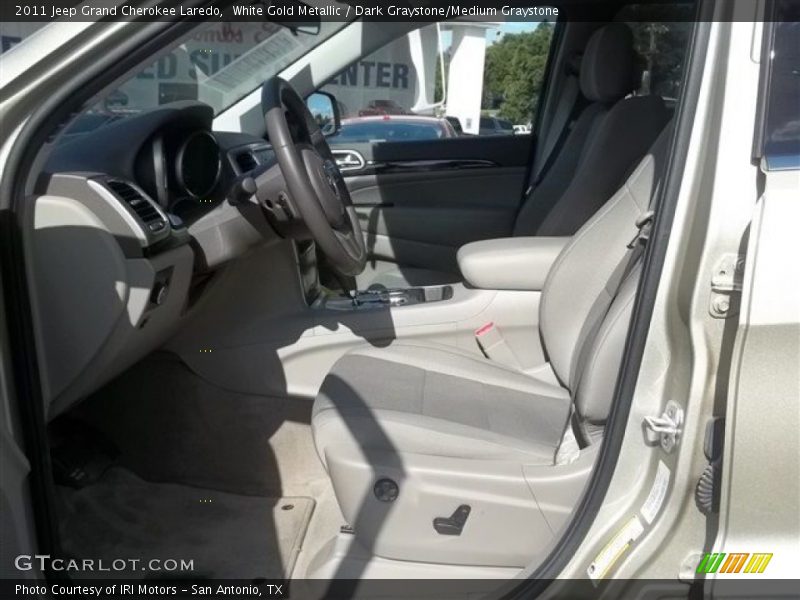 White Gold Metallic / Dark Graystone/Medium Graystone 2011 Jeep Grand Cherokee Laredo