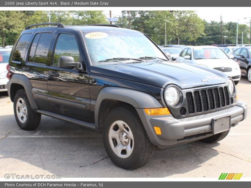 Black / Medium Slate Gray 2006 Jeep Liberty Sport 4x4
