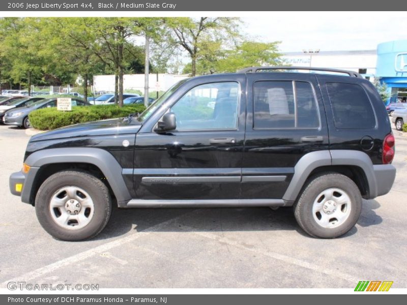 Black / Medium Slate Gray 2006 Jeep Liberty Sport 4x4