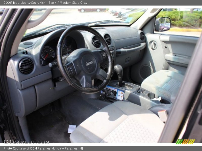 Black / Medium Slate Gray 2006 Jeep Liberty Sport 4x4