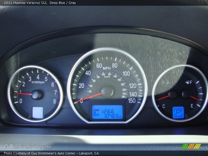 Deep Blue / Gray 2011 Hyundai Veracruz GLS
