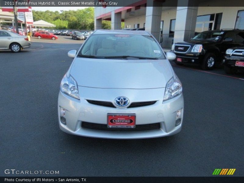 Classic Silver Metallic / Misty Gray 2011 Toyota Prius Hybrid III