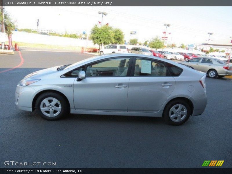 Classic Silver Metallic / Misty Gray 2011 Toyota Prius Hybrid III