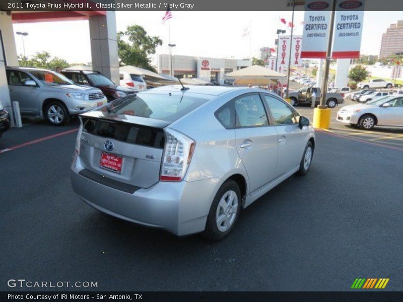 Classic Silver Metallic / Misty Gray 2011 Toyota Prius Hybrid III