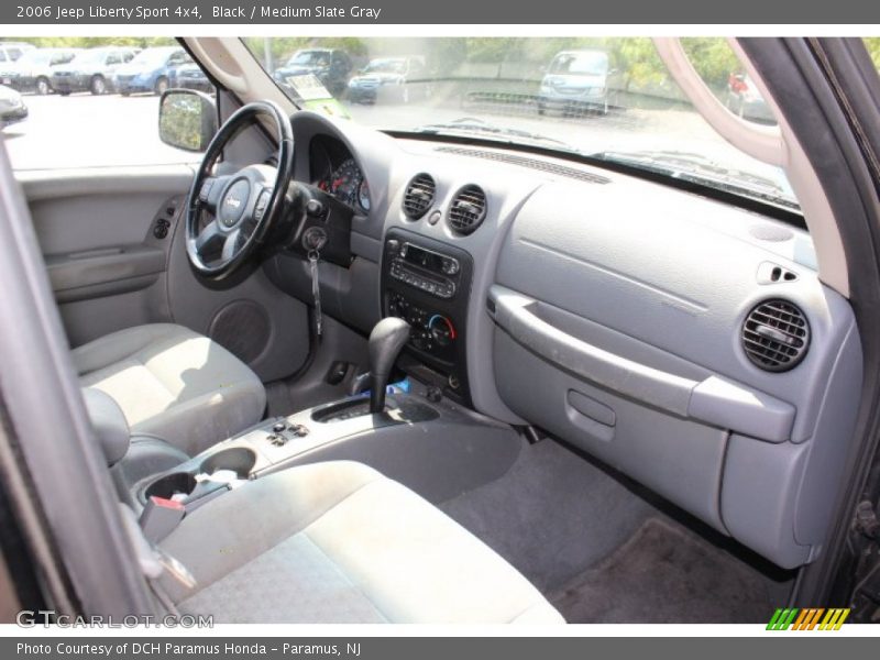 Black / Medium Slate Gray 2006 Jeep Liberty Sport 4x4