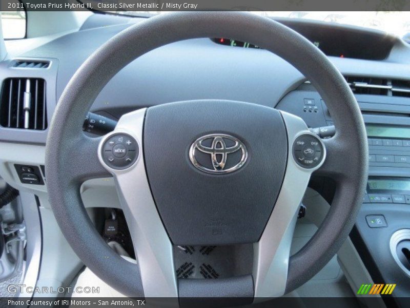 Classic Silver Metallic / Misty Gray 2011 Toyota Prius Hybrid III