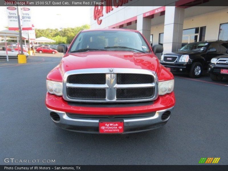 Flame Red / Taupe 2003 Dodge Ram 1500 SLT Quad Cab